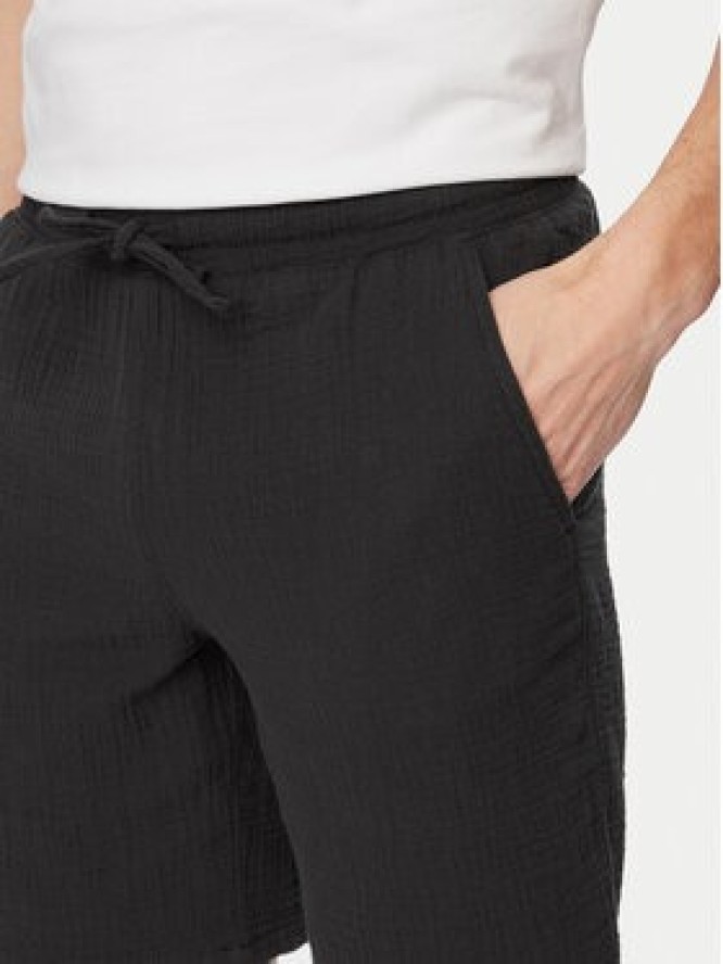 Jack & Jones Szorty materiałowe Jaiden 12274758 Czarny Relaxed Fit