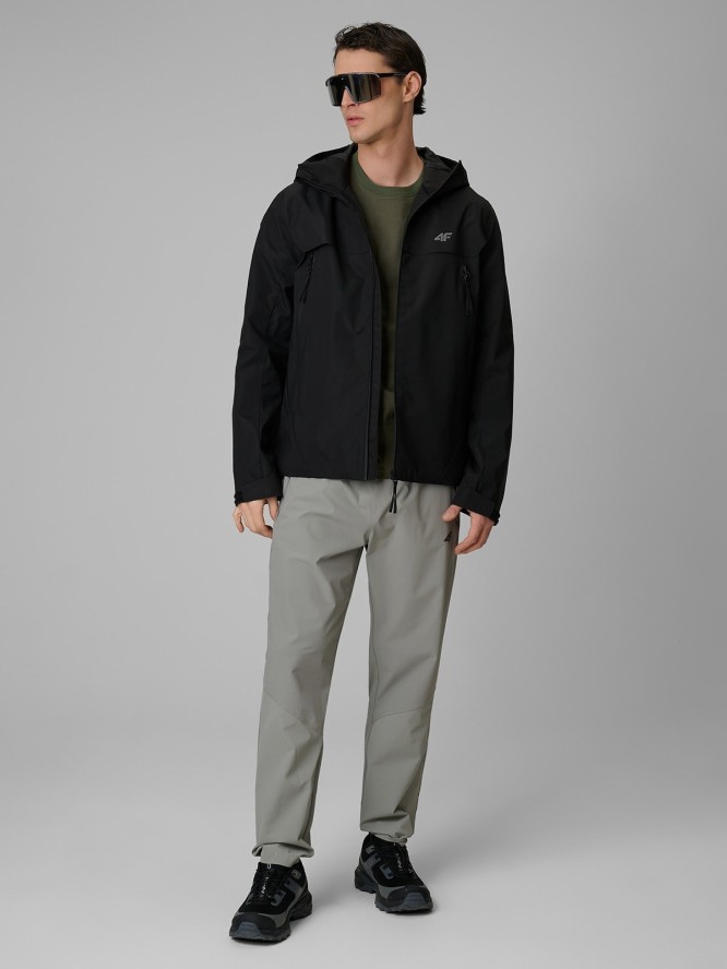 4F Kurtka przejściowa membrana 5000 męska - czarna 3XL