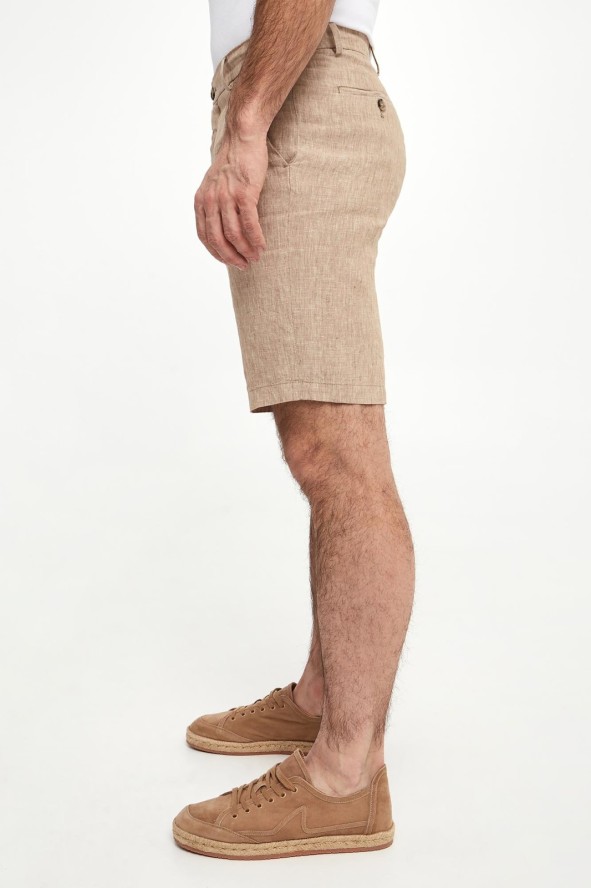 Bermudy męskie lniane PAUL&SHARK