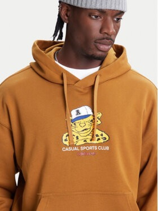 adidas Bluza Wabash JW0167 Brązowy Loose Fit