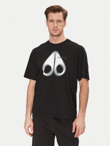 Moose Knuckles T-Shirt Maurice M15MT776 Czarny Standard Fit