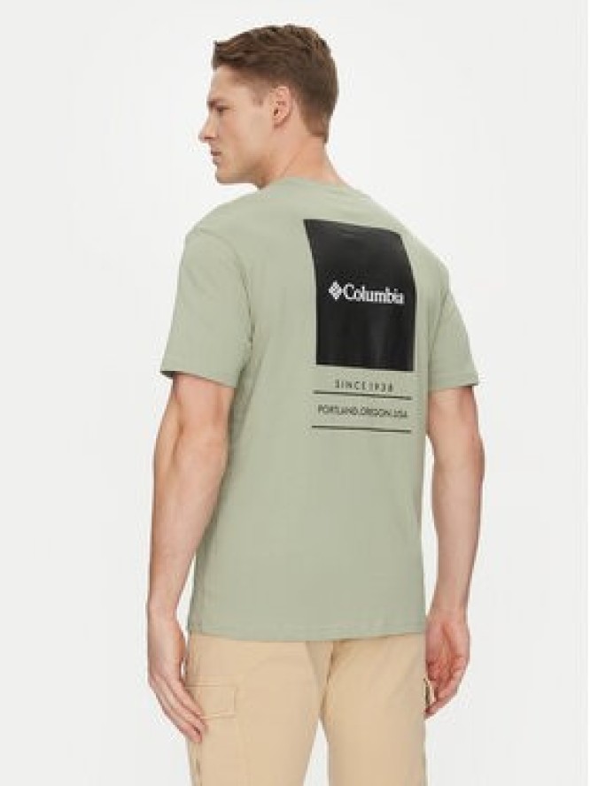 Columbia T-Shirt Barton Springs™ 2058331 Zielony Regular Fit
