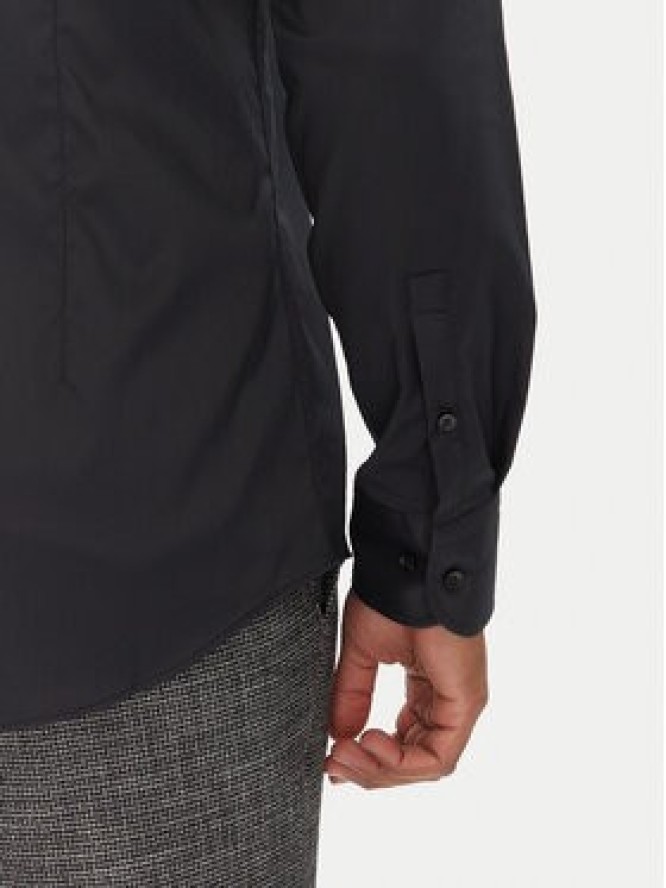 BOSS Koszula P-Hank 50503356 Czarny Slim Fit