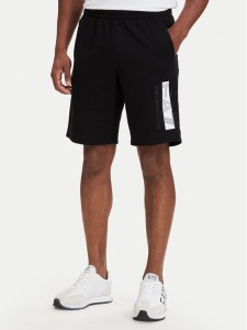 EA7 Emporio Armani Szorty sportowe 7M002421 AF13512 MC001 Czarny Slim Fit