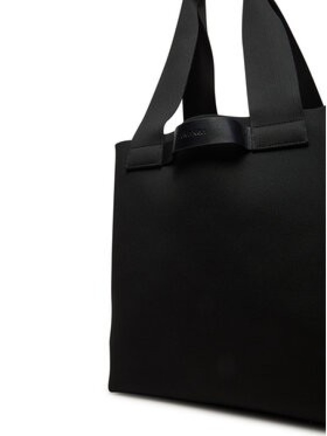 Calvin Klein Torba Ck Ease E/W Tote Knit K50K512892 Czarny