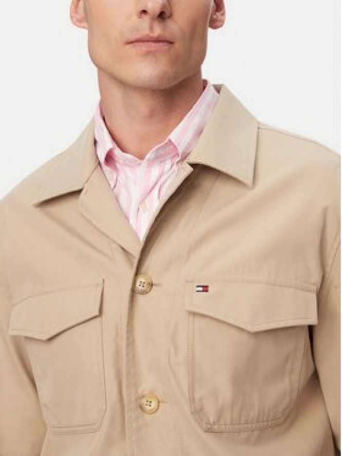 Tommy Hilfiger Kurtka przejściowa MW0MW38712 Beżowy jasny Regular Fit