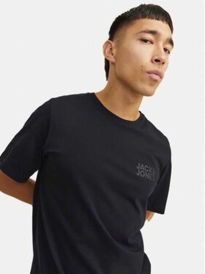 Jack & Jones T-Shirt Corp Logo 12151955 Czarny Standard Fit