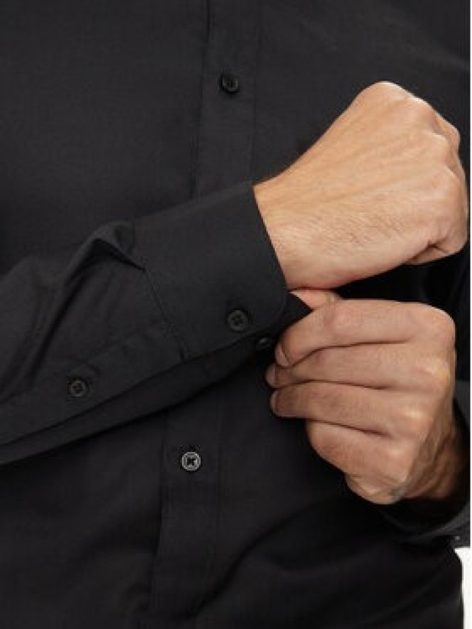 Jack & Jones Koszula Joe 12260426 Czarny Slim Fit