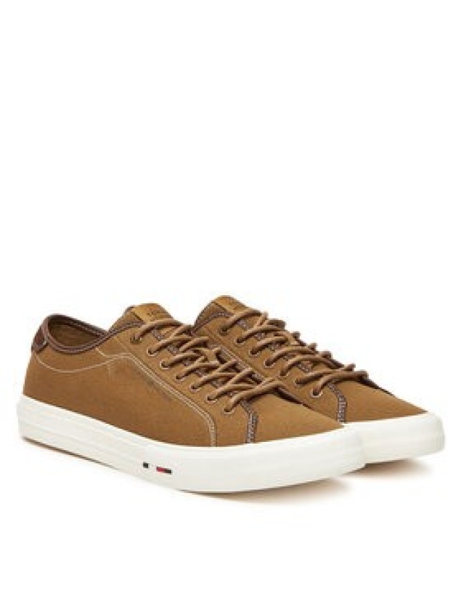 Tommy Hilfiger Tenisówki Hi Vulc Street Canvas FM0FM05515 Brązowy