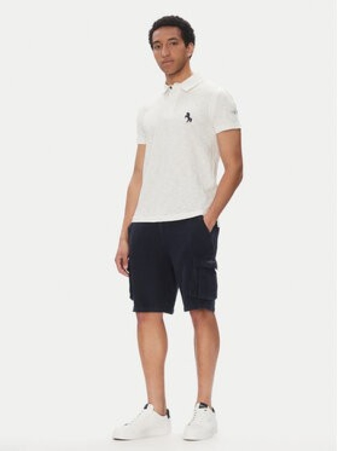 Aeronautica Militare Szorty materiałowe 251BE254CT3508 Granatowy Regular Fit