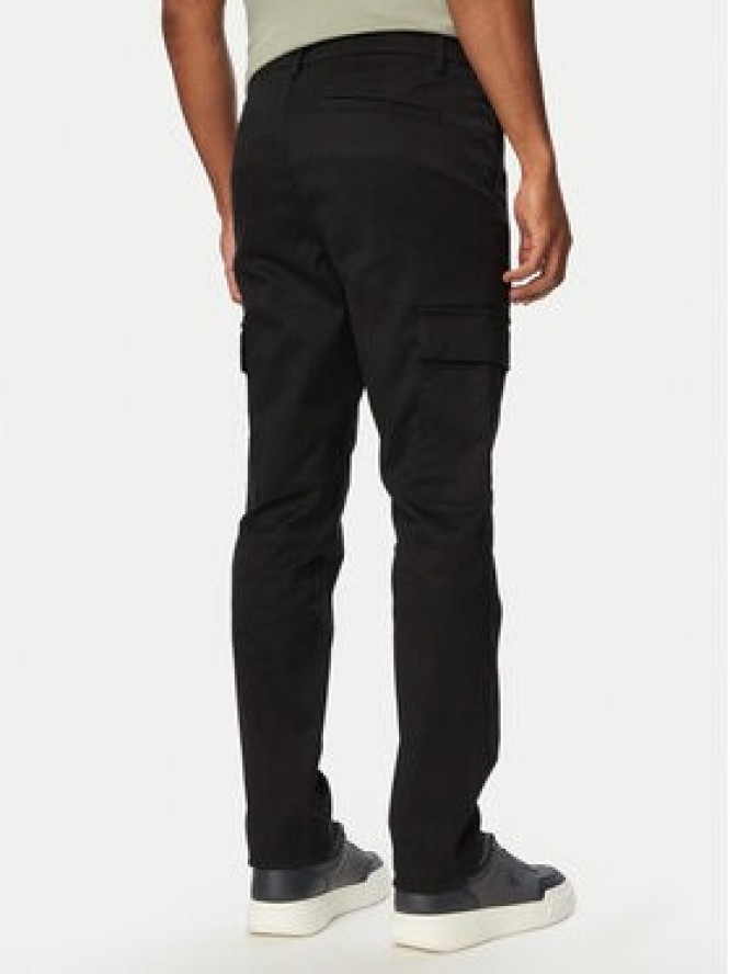 Calvin Klein Spodnie materiałowe Refined LV04LC619G Czarny Regular Fit