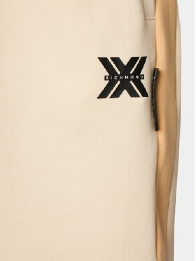 Richmond X Szorty sportowe Abram UMP24063BE Beżowy Regular Fit