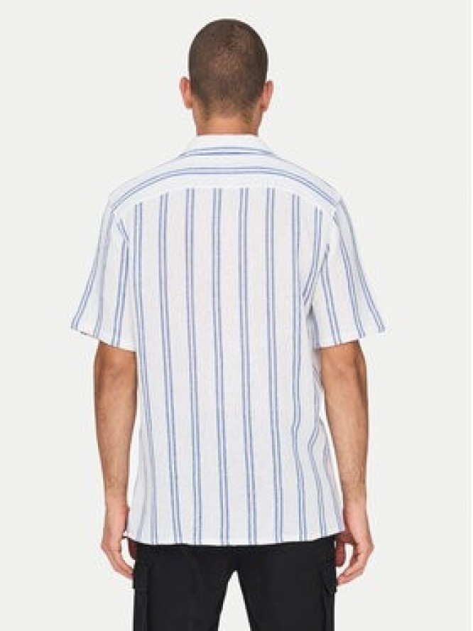 Only & Sons Koszula 22025659 Biały Regular Fit