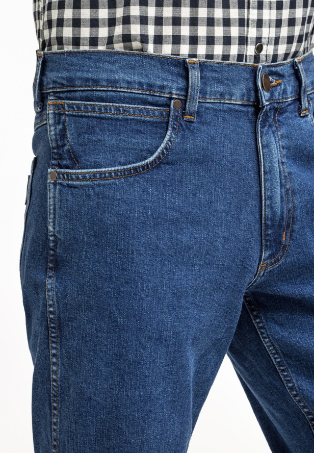WRANGLER GREENSBORO MĘSKIE SPODNIE JEANSOWE JEANSY DŻINSY FRIDAY BLUES W15QHR47A