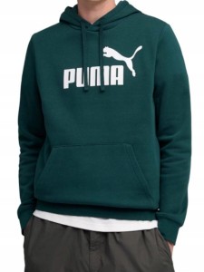 Bluza na co dzień Męska Puma Z Kapturem Kangurka Bawełniana Sportowa Dresy