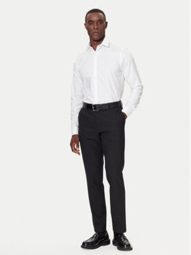 Calvin Klein Koszula LV019EU006 Biały Slim Fit
