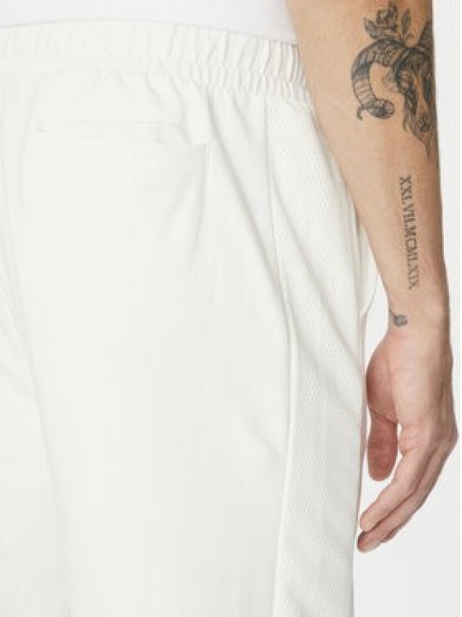 Guess Spodnie dresowe Z5GB06 K6ZS1 Biały Regular Fit