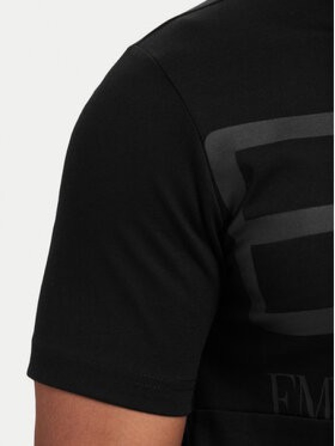 EA7 Emporio Armani T-Shirt 7M002200 AF27188 MC334 Czarny Regular Fit