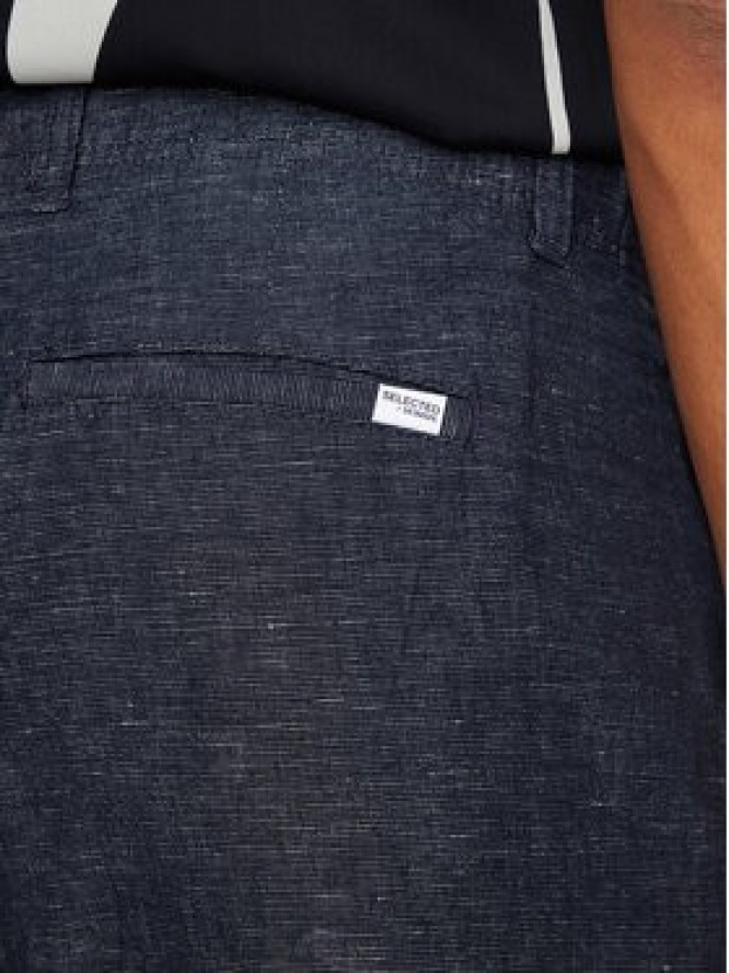 Selected Homme Szorty materiałowe Owen 16092730 Niebieski Regular Fit