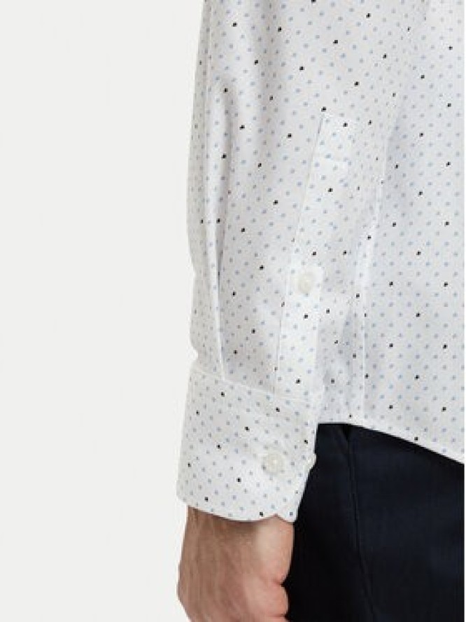 BOSS Koszula Hank 50560687 Biały Regular Fit