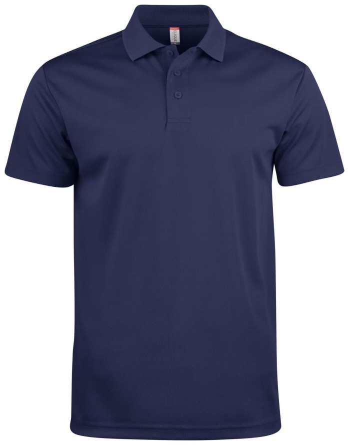clique Basic Active Polo z poliestru – dark navy