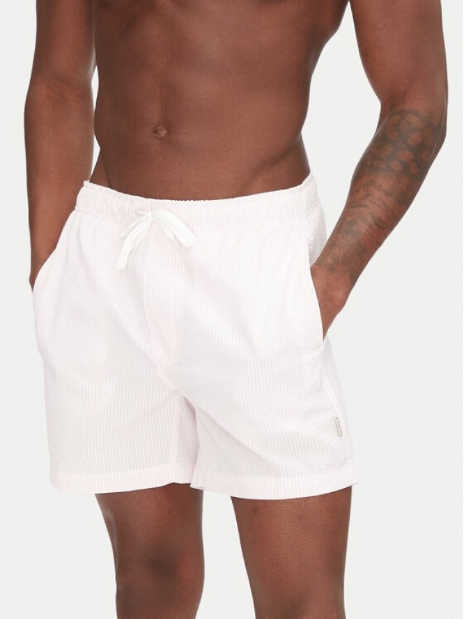Only & Sons Szorty kąpielowe Ted 22021841 Różowy Regular Fit