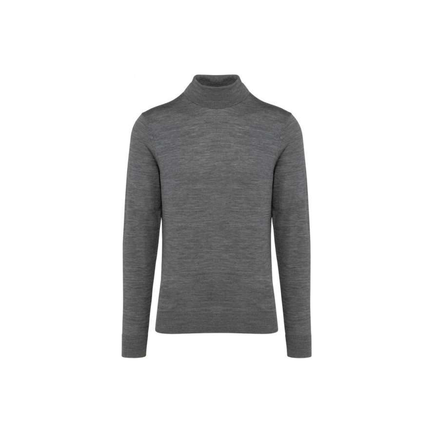 Sweter z merynosów z golfem Kariban Premium
