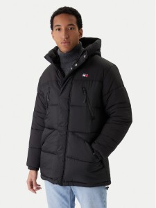 Tommy Jeans Kurtka zimowa DM0DM22249 Czarny Relaxed Fit