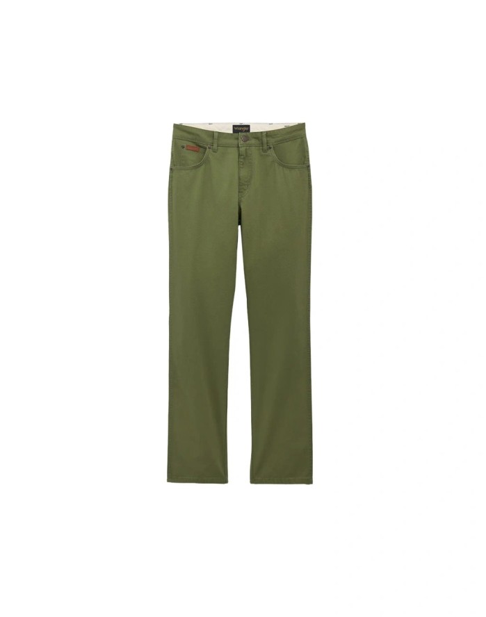 MESKIE SPODNIE WRANGLER TEXAS CAPULET OLIVE 112377794