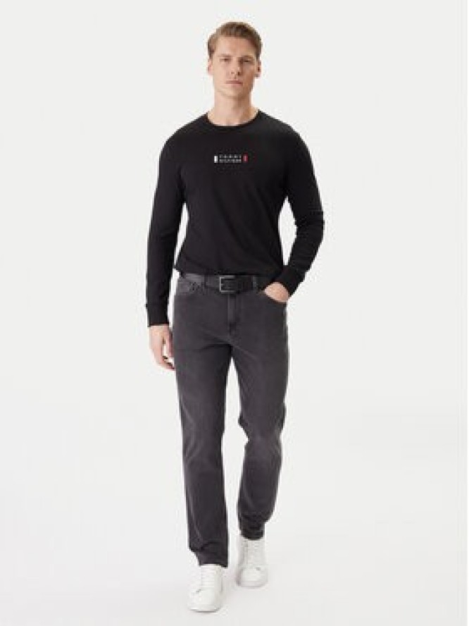 Tommy Hilfiger Longsleeve Brand Love Ls Tee MW0MW41454 Czarny Slim Fit