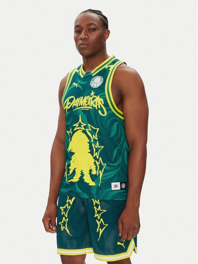 Puma Tank top 631702 Zielony Regular Fit