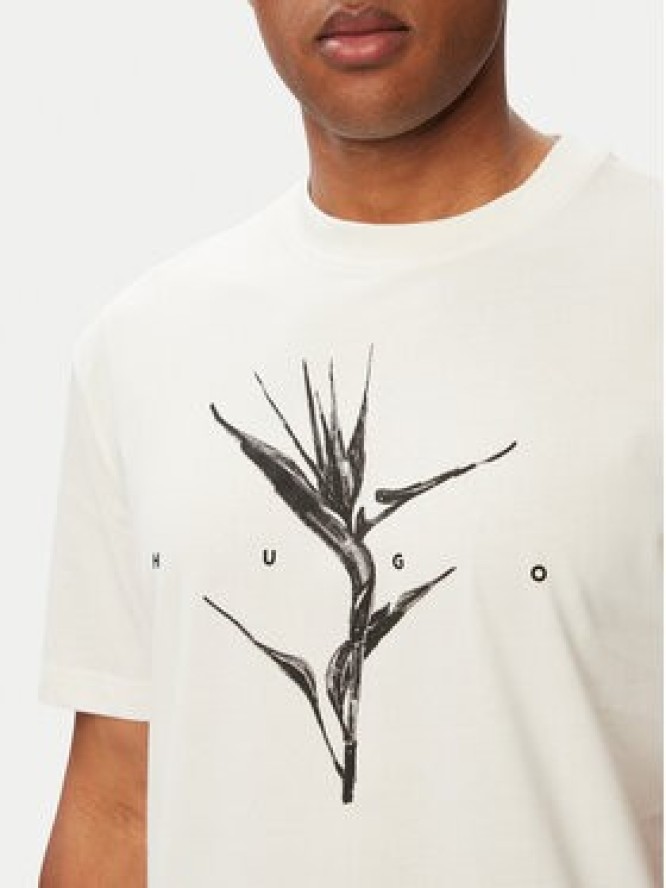 HUGO T-Shirt Darise 50563436 Biały Relaxed Fit