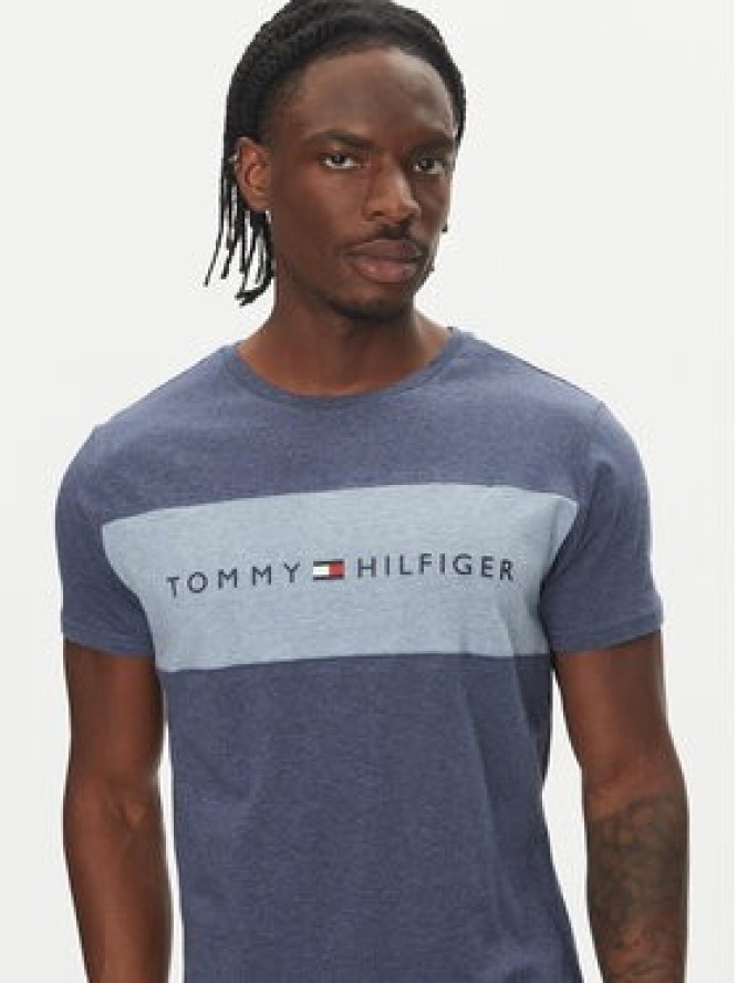 Tommy Hilfiger T-Shirt UM0UM03418 Niebieski Regular Fit