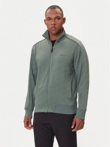 BOSS Bluza Mirror 50549706 Zielony Regular Fit