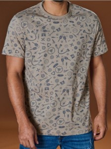 Koszulka z nadrukiem allover - Inny