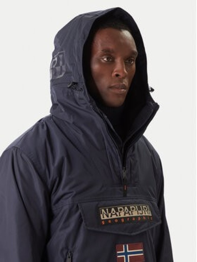 Napapijri Kurtka anorak Rainforest Next NP0A4IB9 Granatowy Regular Fit