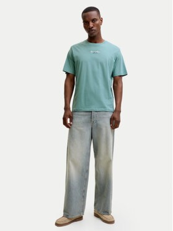 Jack & Jones T-Shirt City Photoprint 12288353 Zielony Regular Fit