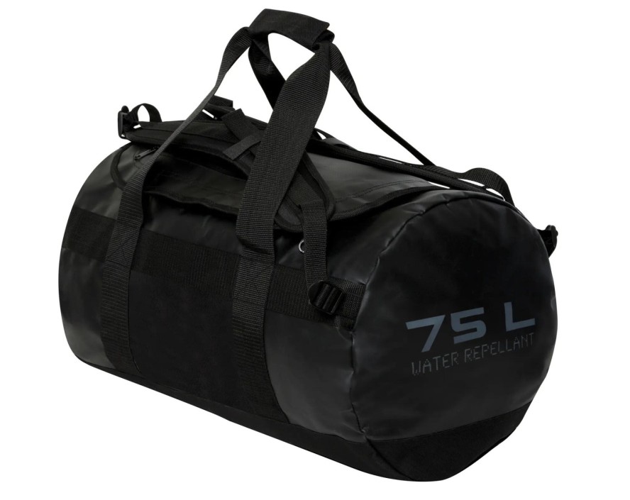 clique torba 2‑w‑1 75L – torba sportowa konwertowalna – black