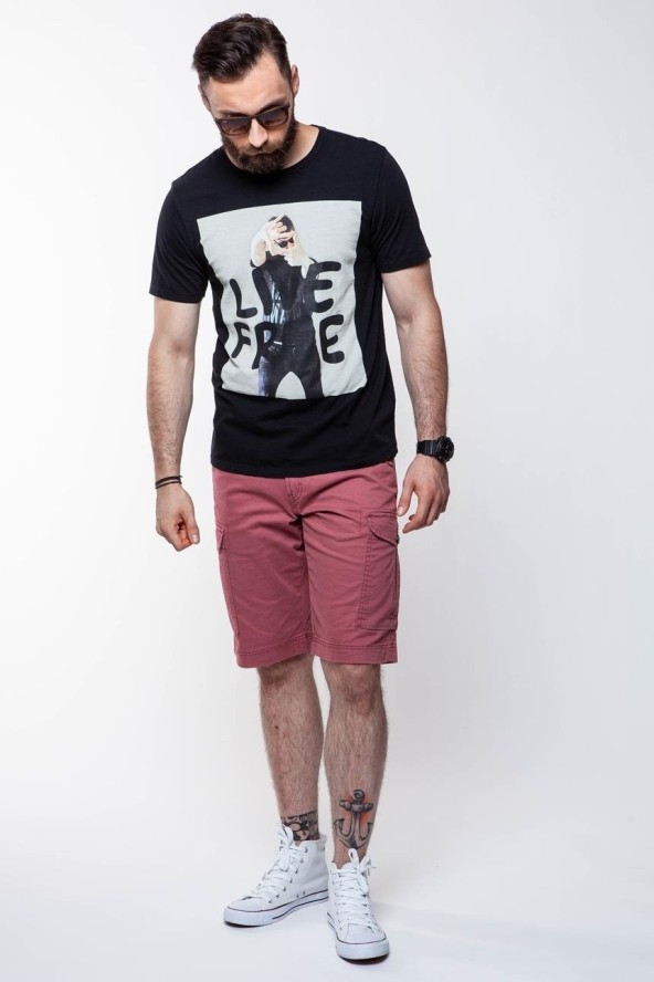 LEE T SHIRT PHOTO TEE BLACK L60QEP01 112113474