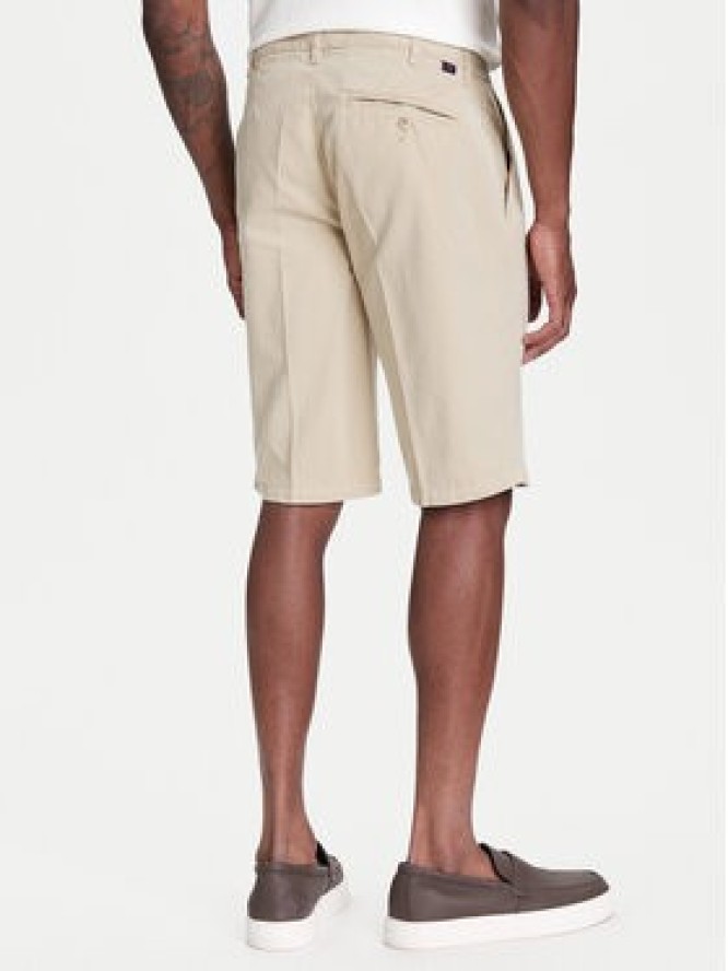 Robe di Kappa Szorty materiałowe Oris 600BTI0 Beżowy Slim Fit