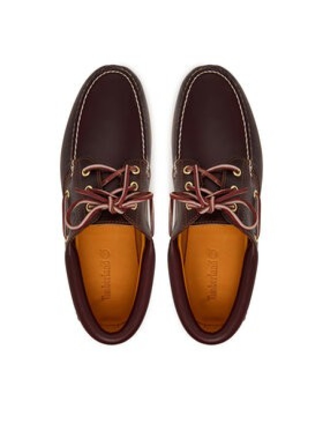 Timberland Mokasyny Authentics Boat 3 Eye Classic TB0500096481 Brązowy