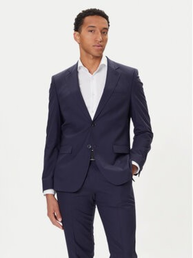 HUGO Garnitur Arti-Hesten253X 50544524 Granatowy Extra Slim Fit