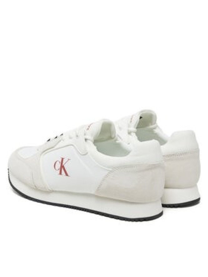 Calvin Klein Jeans Sneakersy Retro Sock Runner Mg YM0YM01152 Biały