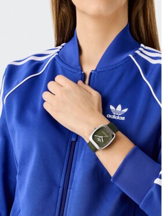 adidas Zegarek Retro Wave One AOSY24526 Zielony