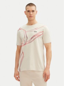 BOSS T-Shirt Beetle 50542048 Beżowy Regular Fit