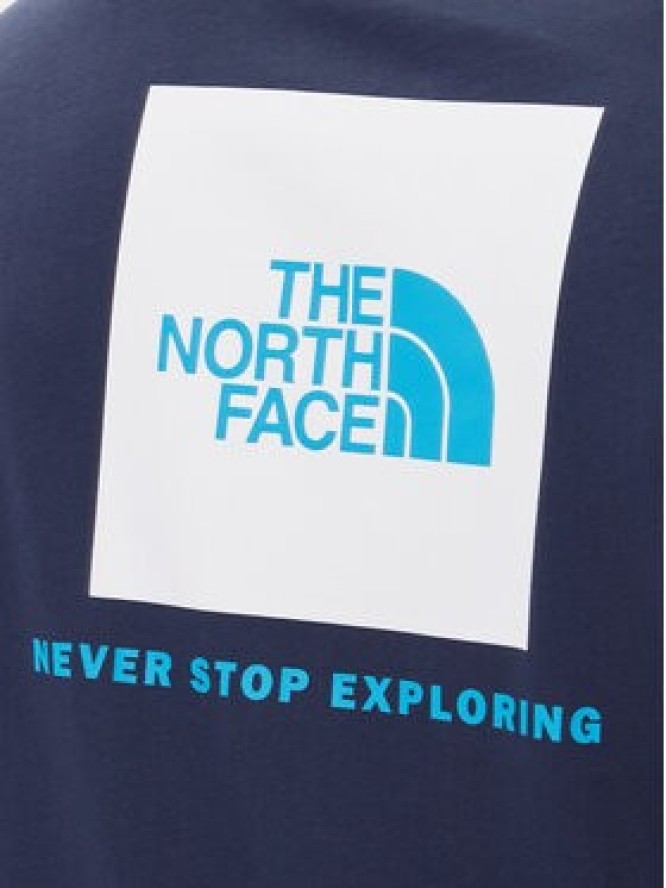 The North Face T-Shirt Redbox NF0A87NP Granatowy Regular Fit