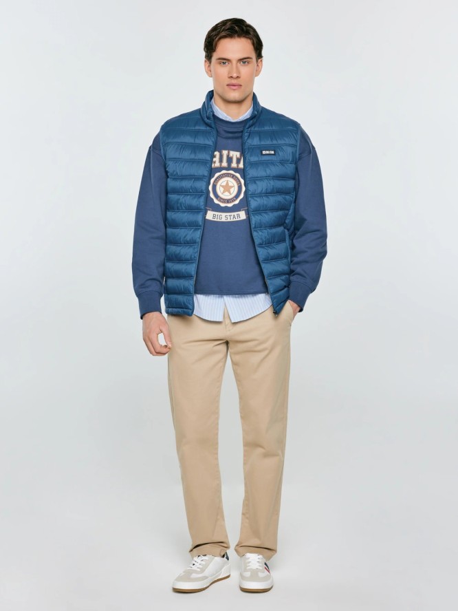 Kamizelka męska pikowana niebieska Jaxoon 402