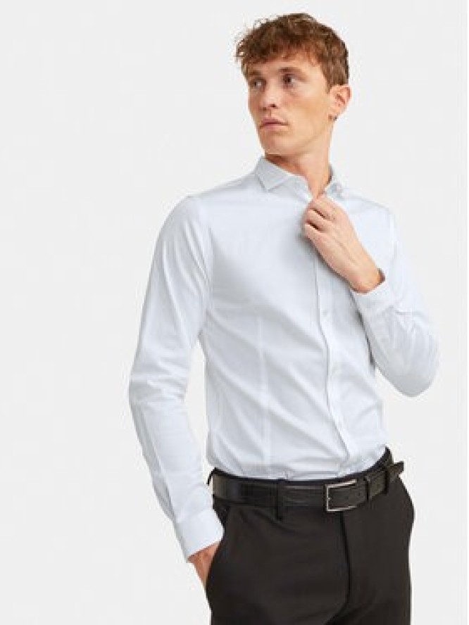 Jack & Jones Koszula Parma 12097662 Biały Super Slim Fit