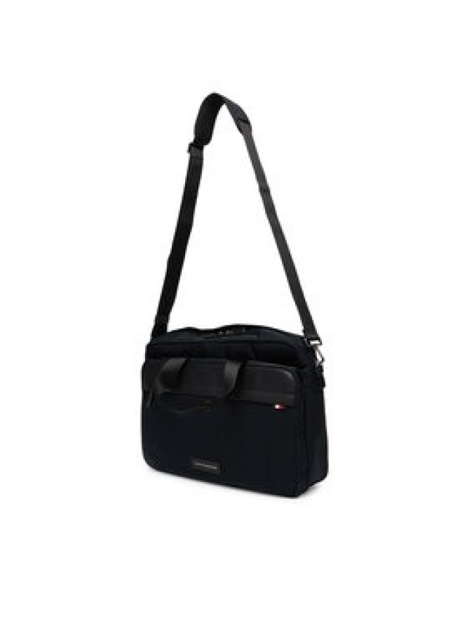 Tommy Hilfiger Torba na laptopa Th Nylon Workbag AM0AM13619 Czarny