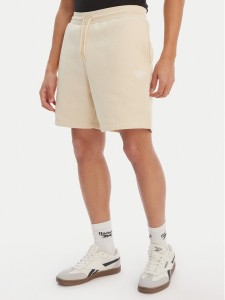 Reebok Szorty sportowe Bazunu RK25558CCM Beżowy Regular Fit